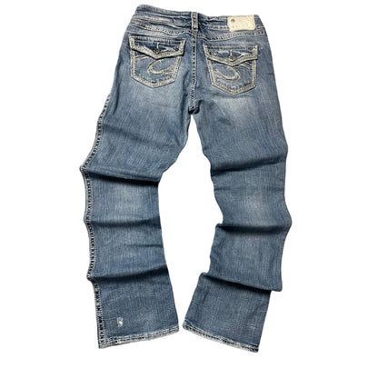 Vintage Baggy Jeans Blue Wash