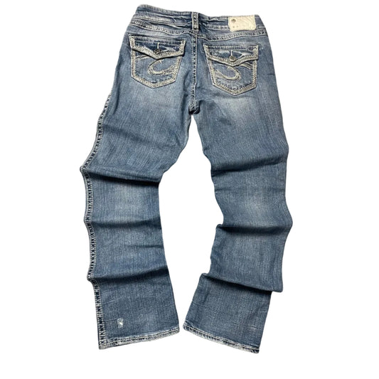 Vintage Baggy Jeans Blue Wash