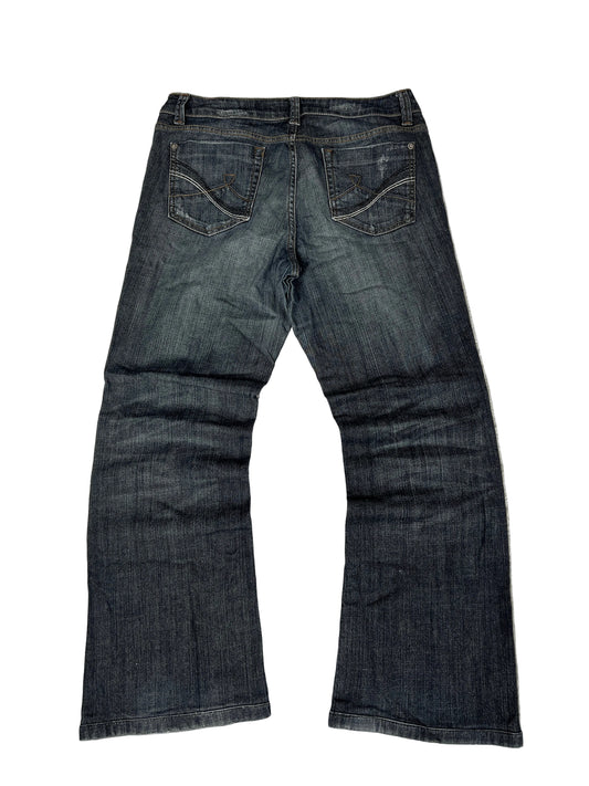Miss Me Bootcut Jeans – Dark Grey Faded Wash