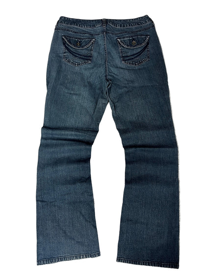 St. John's Bay Bootcut Jeans – Medium Wash, Flap Pockets