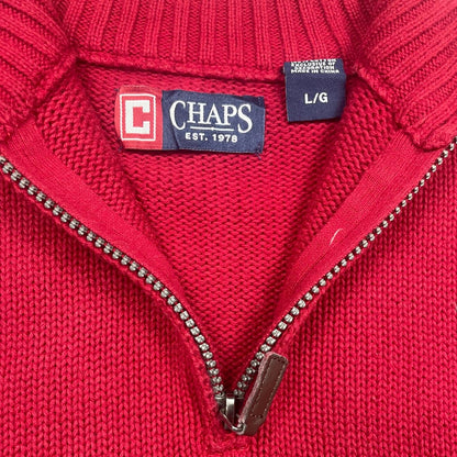 Chaps Quarter Zip (L)