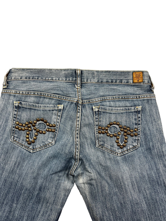Guess Bootcut Jeans – Medium Wash, Studded Pockets