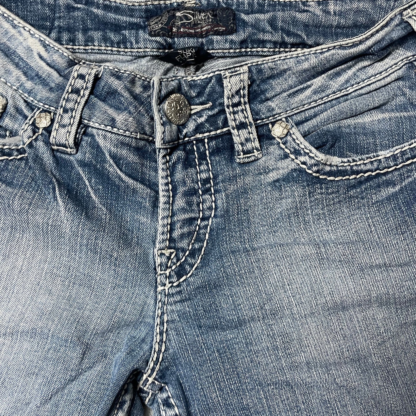 Vintage Baggy Jeans Blue Wash