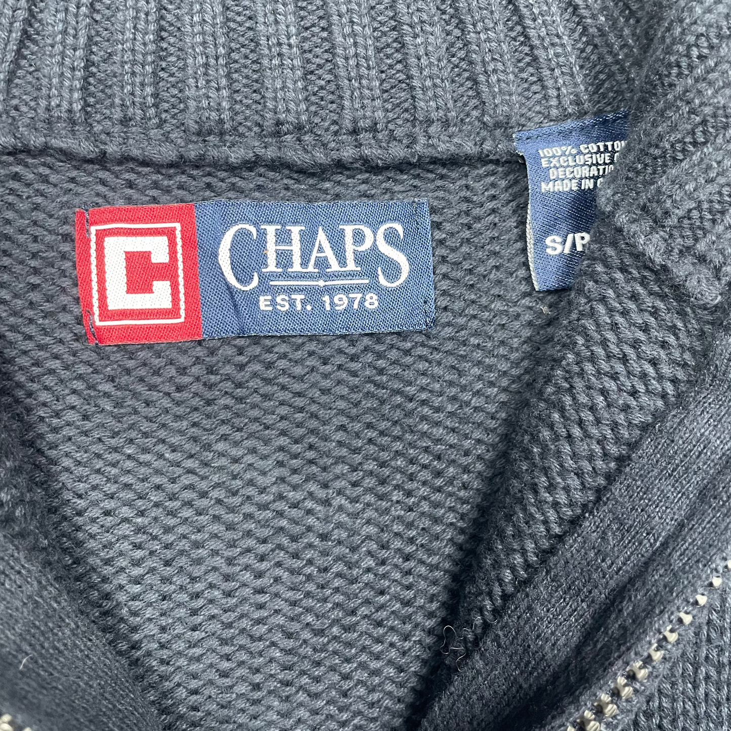 Chaps Quarter Zip (S)