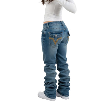 Vintage Blue Denim Jeans