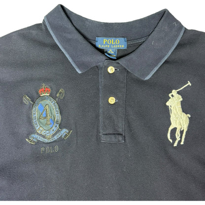 Ralph Lauren polo shirt navy crest Big Pony detail