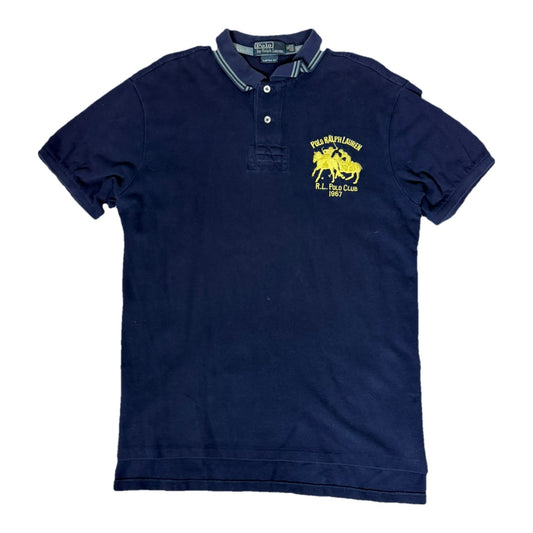 Ralph Lauren polo shirt navy R.L. Polo Club 1967 front view